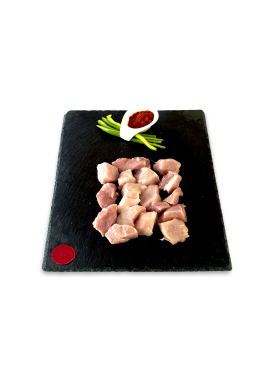 Carne de cerdo troceada